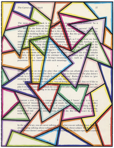 The October Colouring in Book by David Batchelor