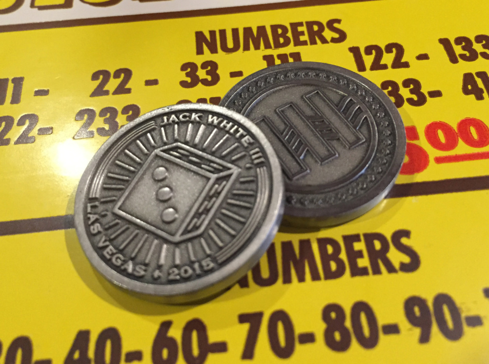 Special scratch-off coins