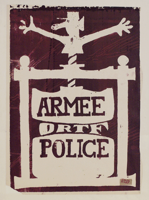 Armée ORTF Police, Unknown Artist, Paris, 1968