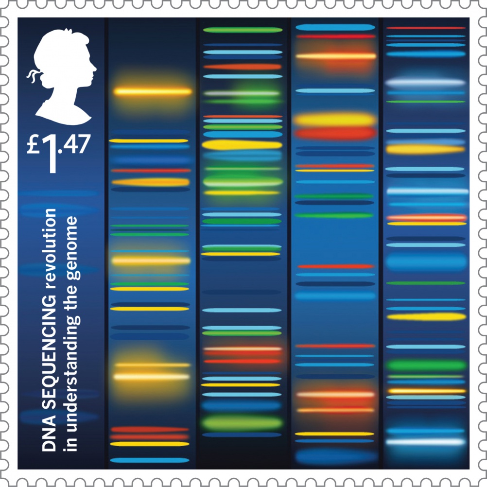 DNA Sequencing stamp