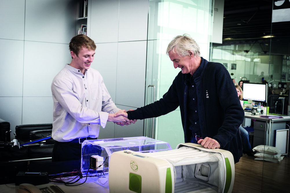 James Roberts, (left) and James Dyson (right)