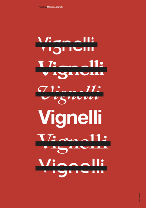 Massimo Vignelli tribute by Mario Eskenazi