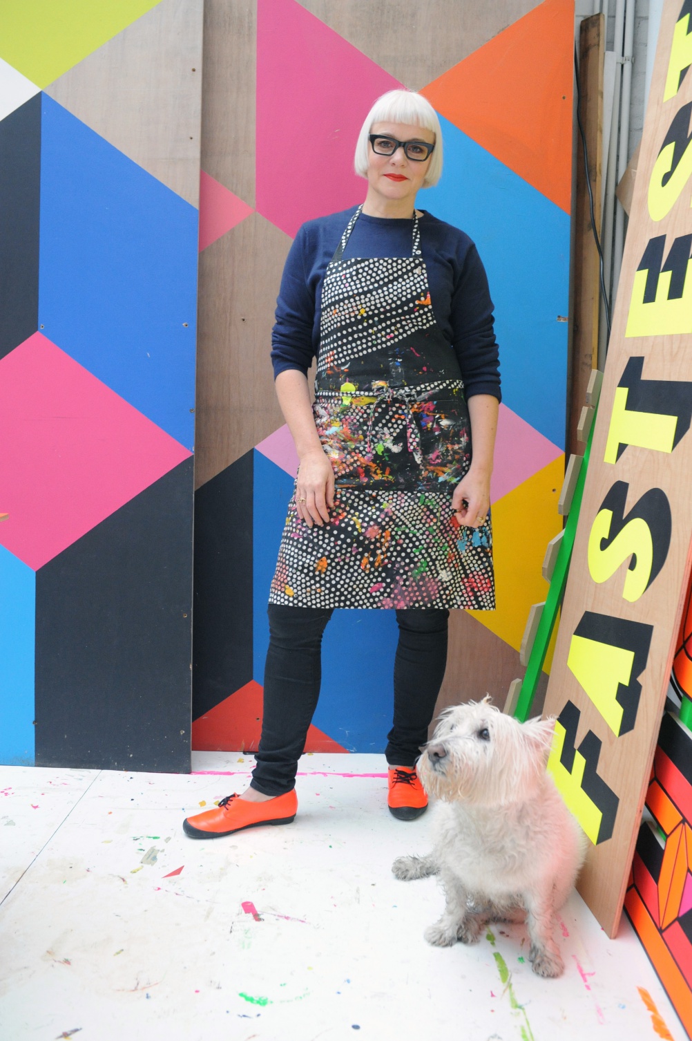 Morag Myerscough, founder, Studio Myerscough. © Luke Morgan. 