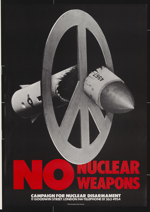 No Nuclear Weapons, Peter Kennard, for the Campaign for Nuclear Disarmament, 1980-81