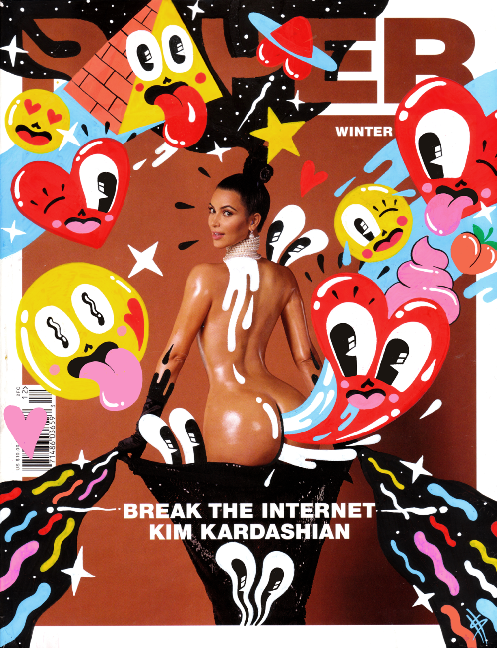 Paper magazine cover