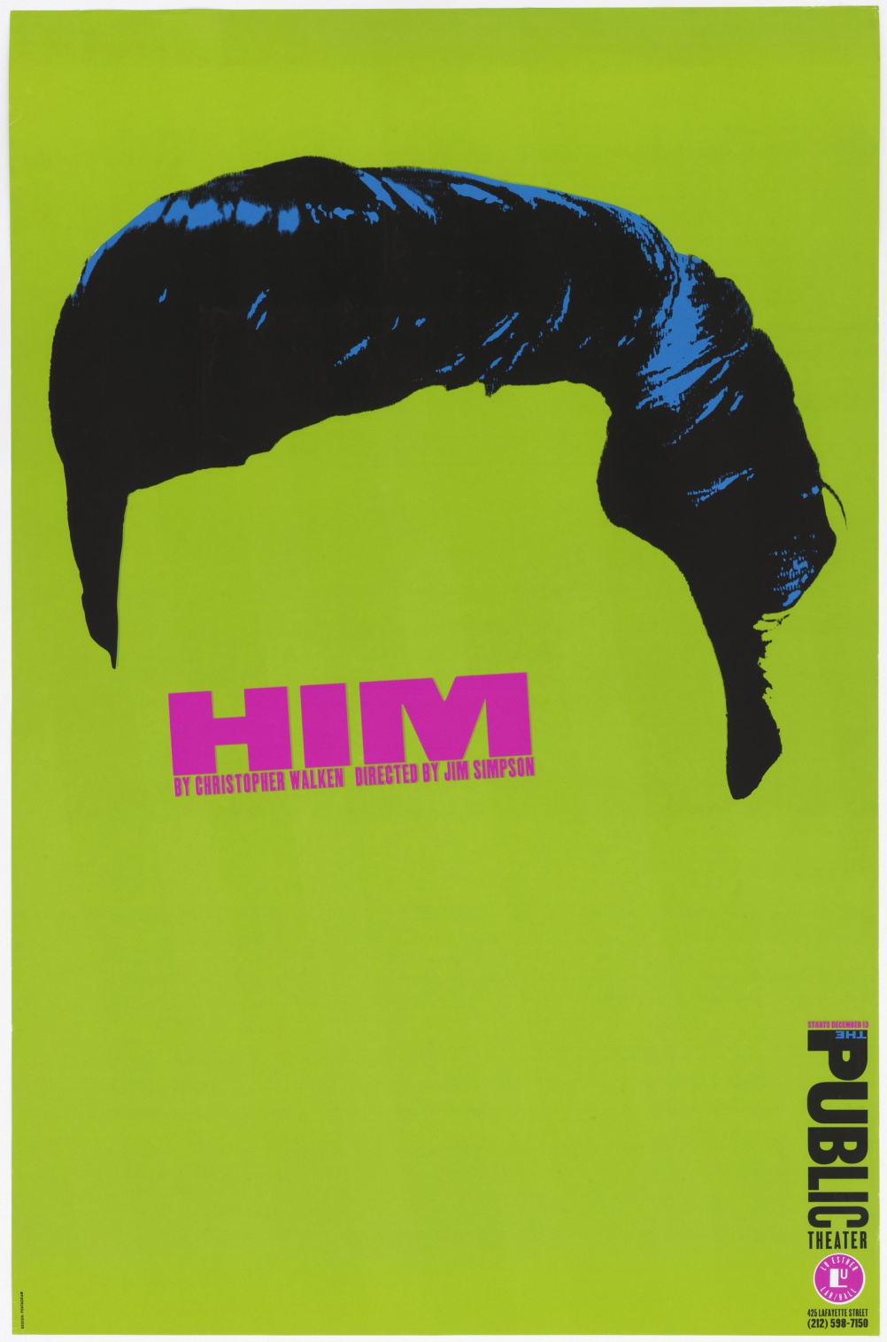 Him by Paula Scher, 1994