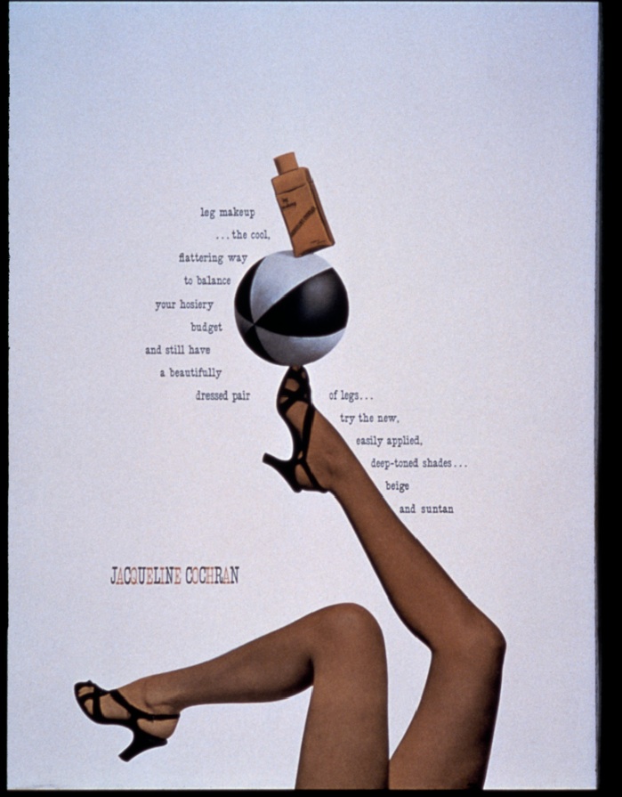 Advertisement for Jacqueline Cochran cosmetics designed by Paul Rand. Courtesy of Steven Heller