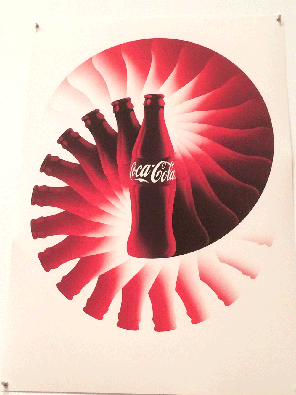 Forward Going Backward, 2014, designed by La Boca as part of the Coca-Cola "mash-up" exhibition