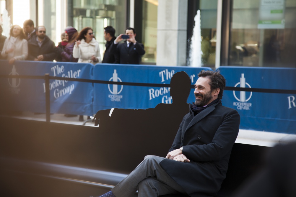 Mad Men star John Hamm takes to the bench