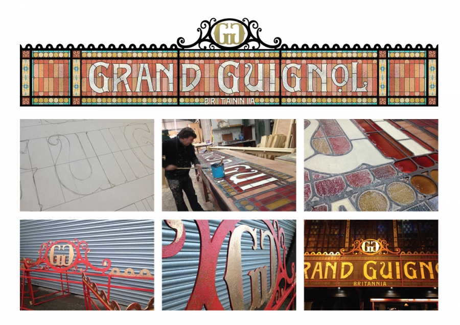 Canopy design for the the West End’s Grand Guignol theatre