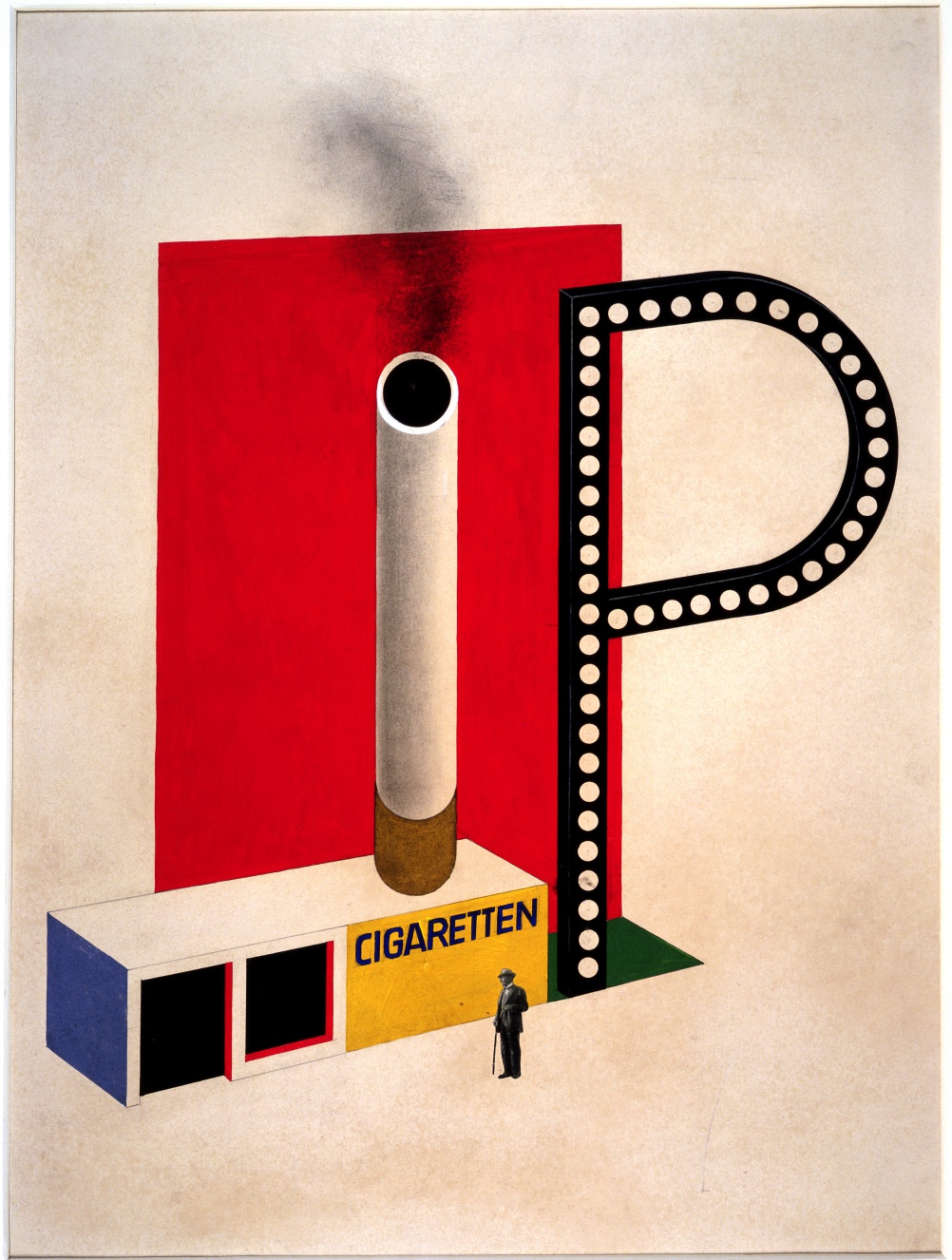 Herbert Bayer, Design for a Cigarette Pavilion, 1924