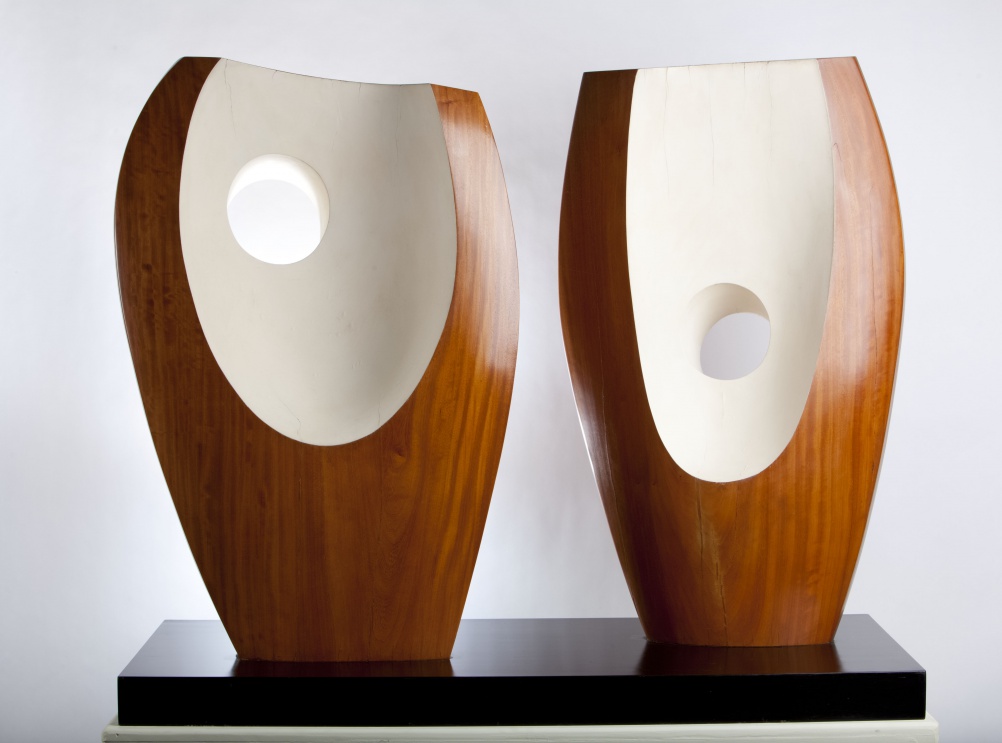 Barbara Hepworth, Two Forms with White (Greek), 1963. The Hepworth Wakefield, © Bowness, Hepworth Estate. Photography by Jonty Wilde
