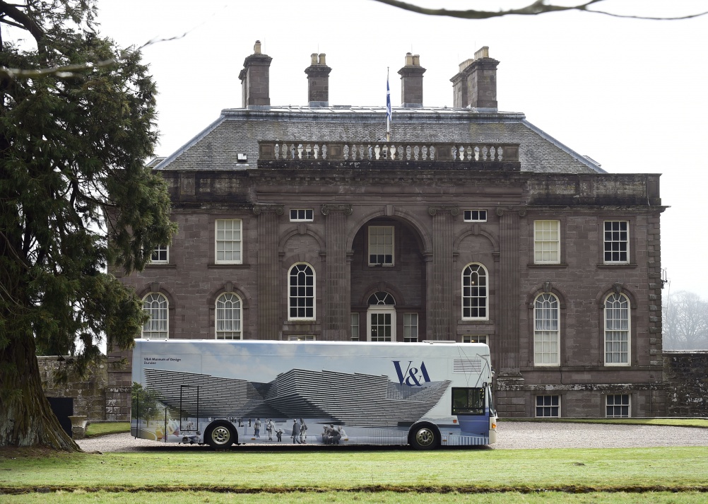 V&A Dundee design in motion touring bus