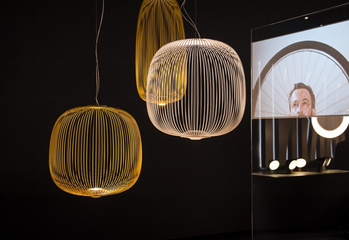 Spokes pendant lamps by Garcia Cumini