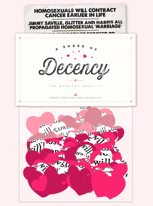 Shred of Decency Campaign Image