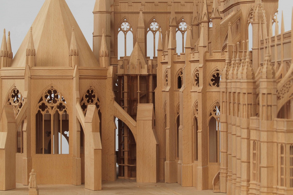 Model showing the new tower. Model by Hammell-Armiger, image by Andrew Dunsmore/Westminster Abbey