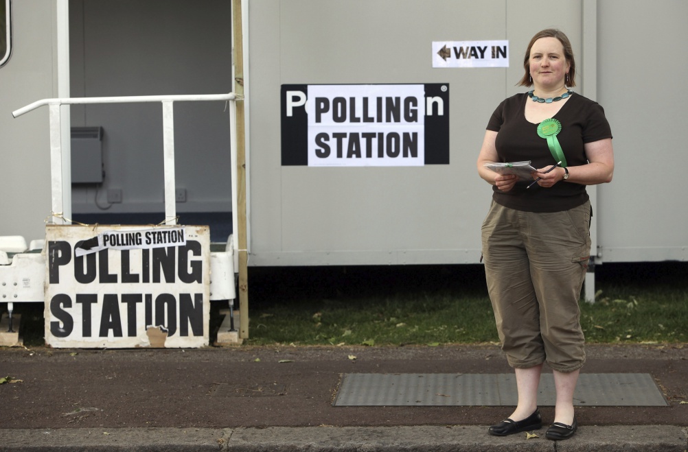 A Green Party campaigner