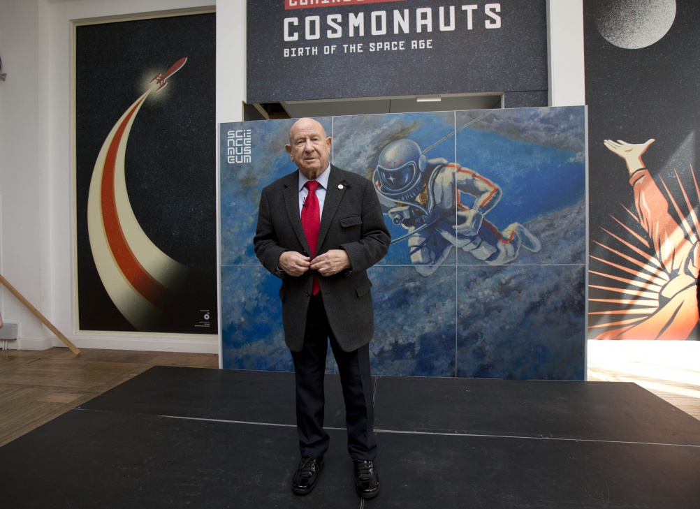 Cosmonaut Alexei Leonov at the Science Museum