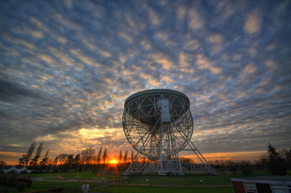 Jodrell Bank - Lovell telescope at Sunset - Ant Holloway (3) - smaller