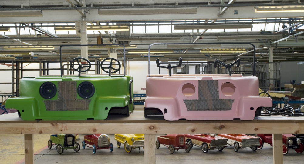 Old fairground features being upcycled