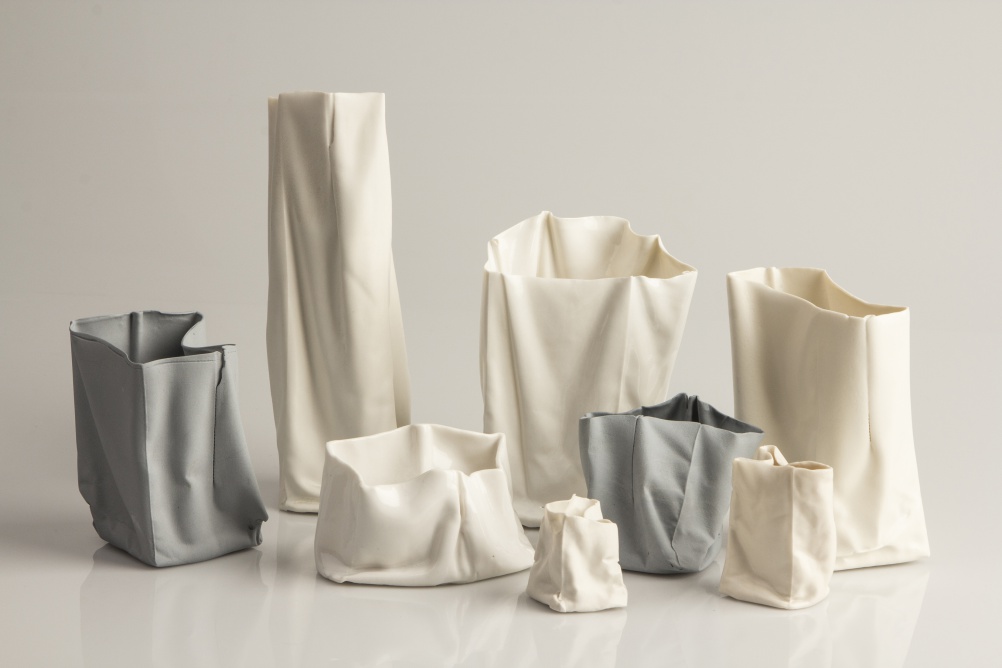 Emily Patricia Wiles, 'Creased' Vessels, New Designers 2015 - One Year On