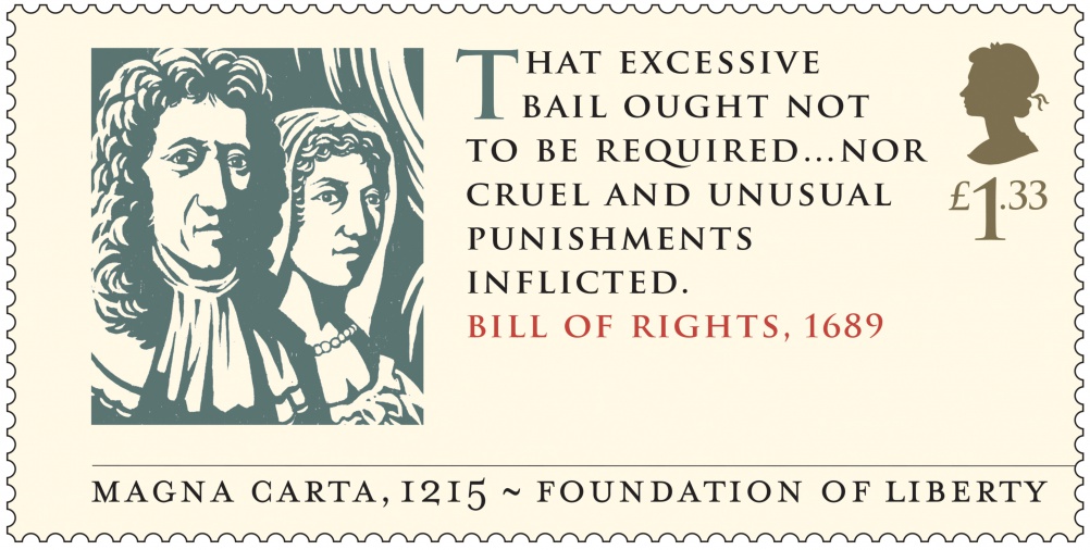 Magna Carta - Bill of Rights 1689 Stamp 400