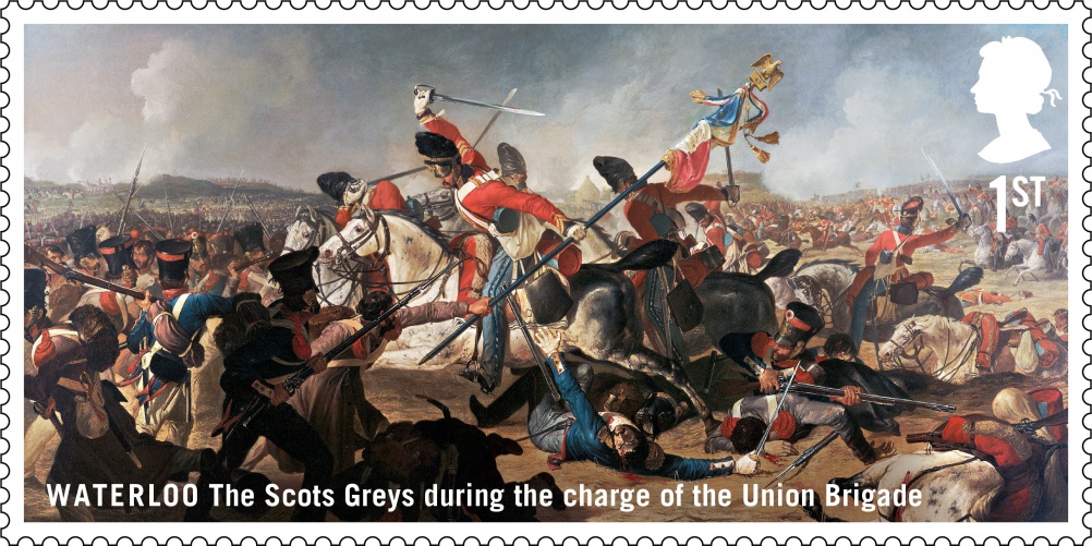 Waterloo Scots Greys stamp