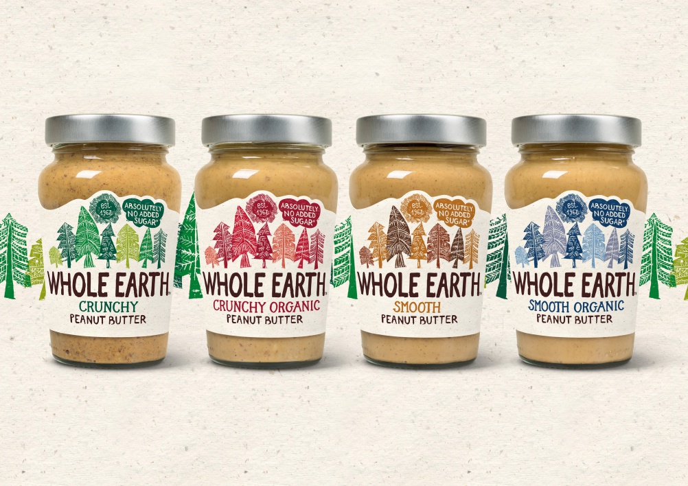 Whole Earth Peanut Butters A4