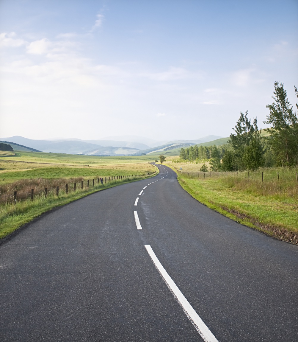 Winding Scottish Road