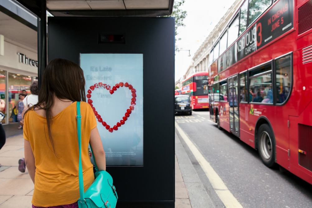 M&C Saatchi, Artificial Intelligence Poster, Oxford Street London.