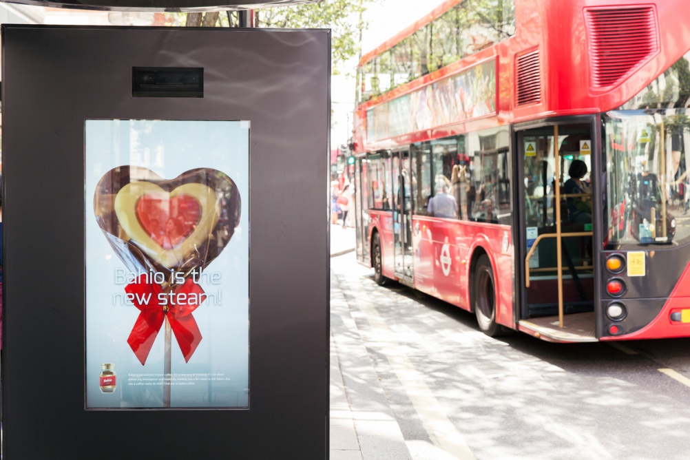 M&C Saatchi, Artificial Intelligence Poster, Oxford Street London.