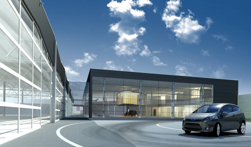 Ford Starts Û11.6 Million Expansion of its Cologne Merkenich Design Centre (Computer Generated Image: Architekturvisualisierung - HHVISION) (4/5/2011)