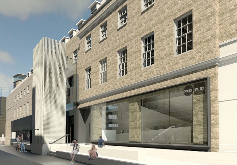 Render of Great Maze Pond outside Science Gallery London