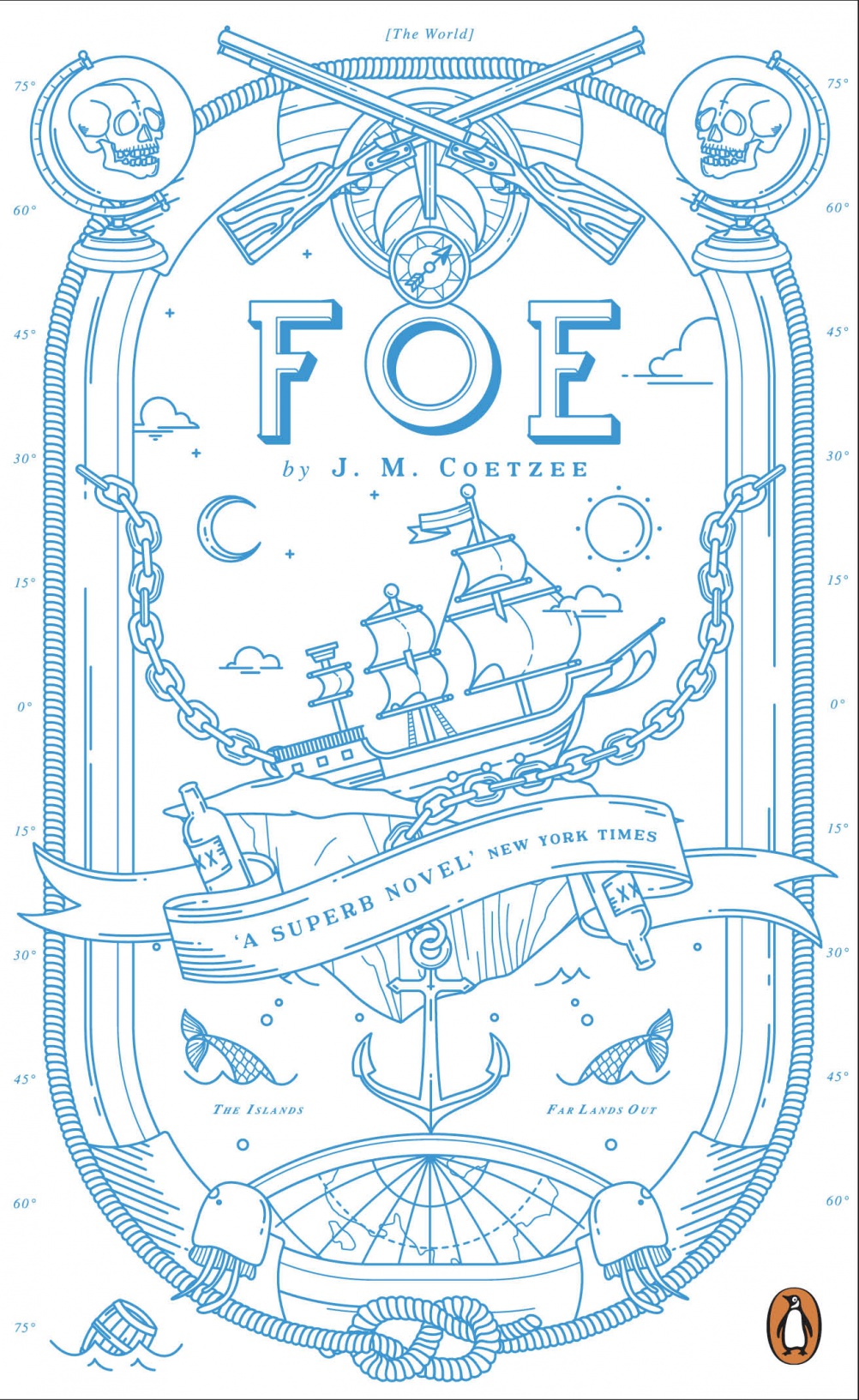 Foe by J.M Coetze. Cover by  Odds. 