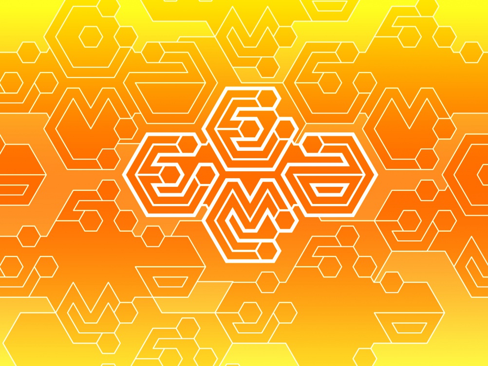 EEMA orange pattern