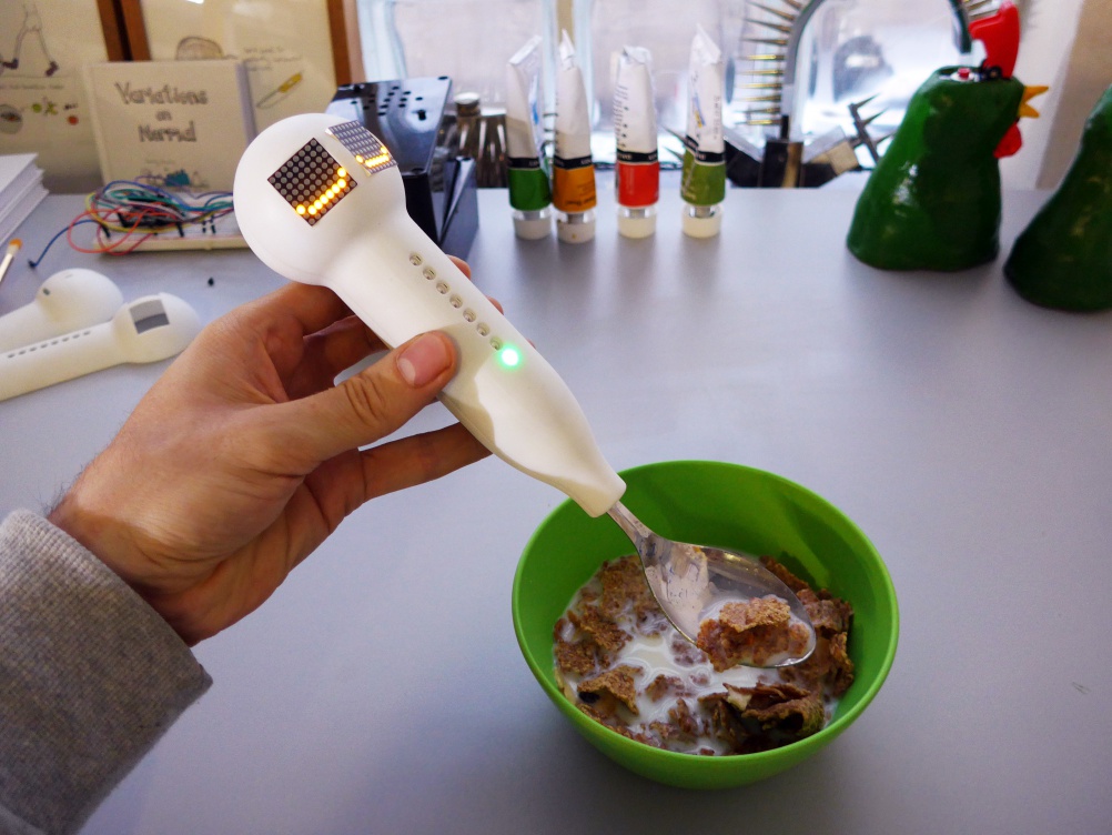 Get Enough Spoon – an illuminating smart spoon that measures the amount of cereal you’ve eaten