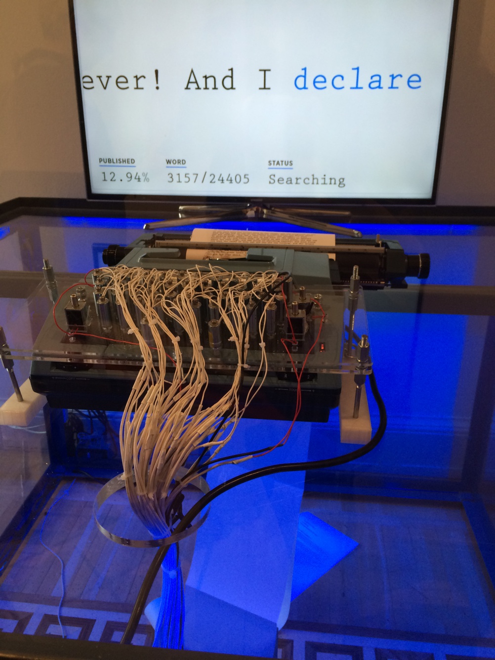 A #PoweredByTweets exhibit