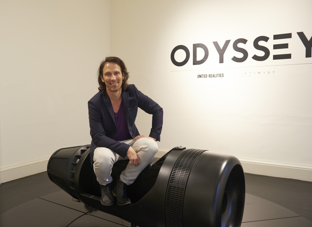 Virtual reality platform Odyssey and designer Tino Schaedler. © London Design Festival