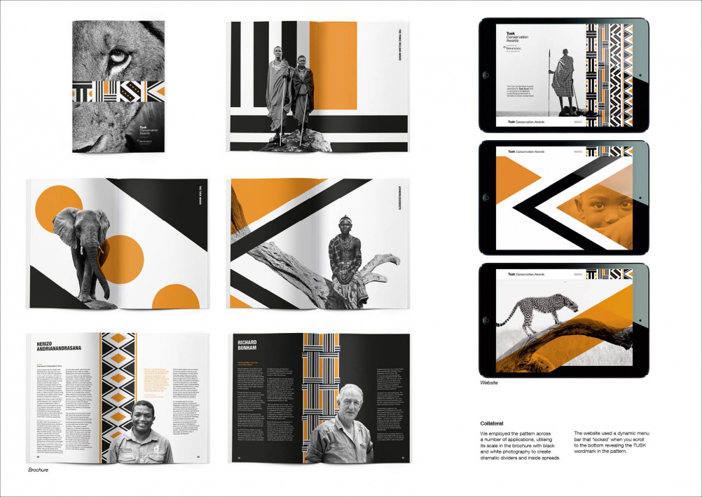 Tusk Trust identity work, by The Partners