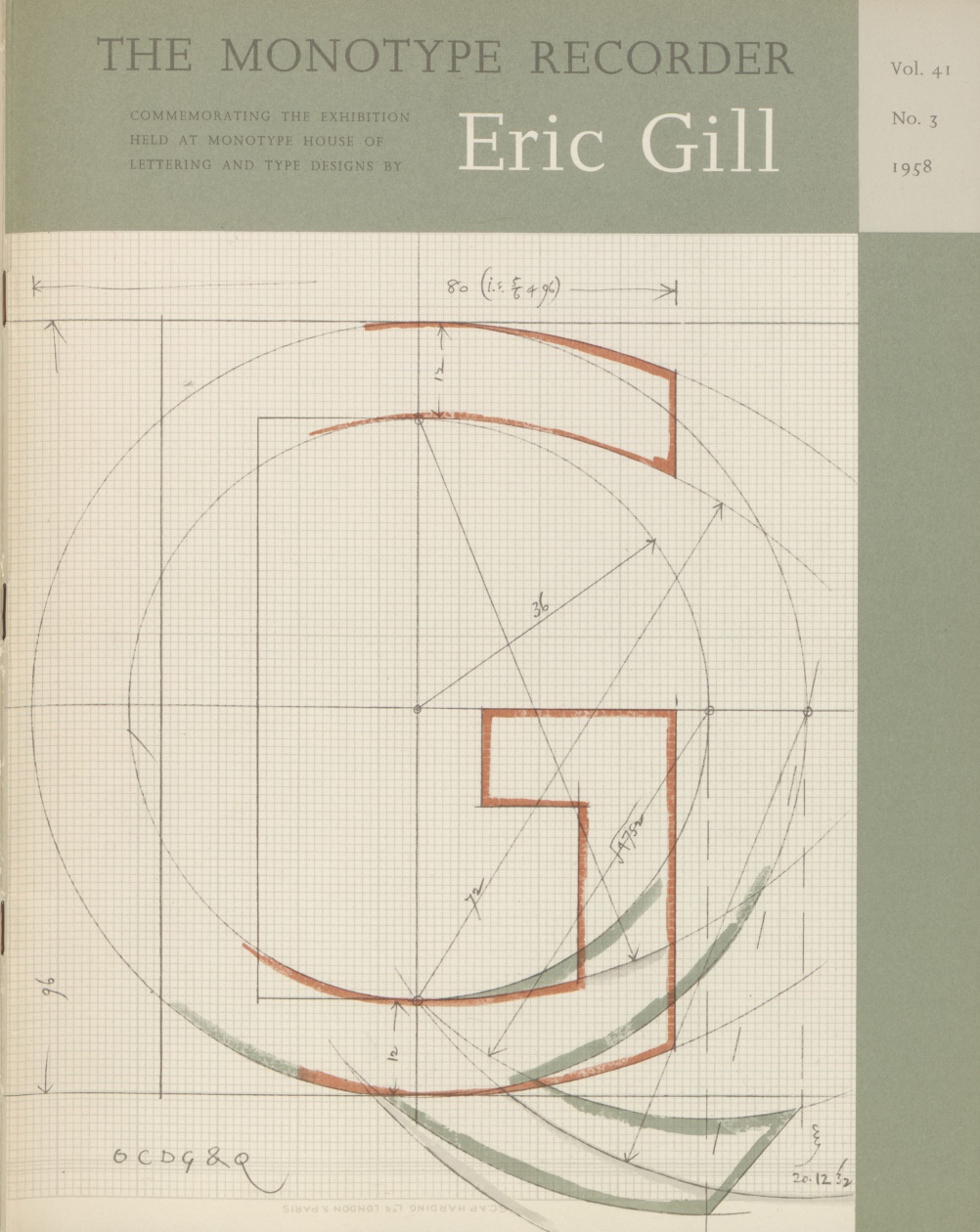 Joanna's commercial release in 1958 was accompanied by an issue of The Monotype Recorder devoted to Gill's typefaces and lettering