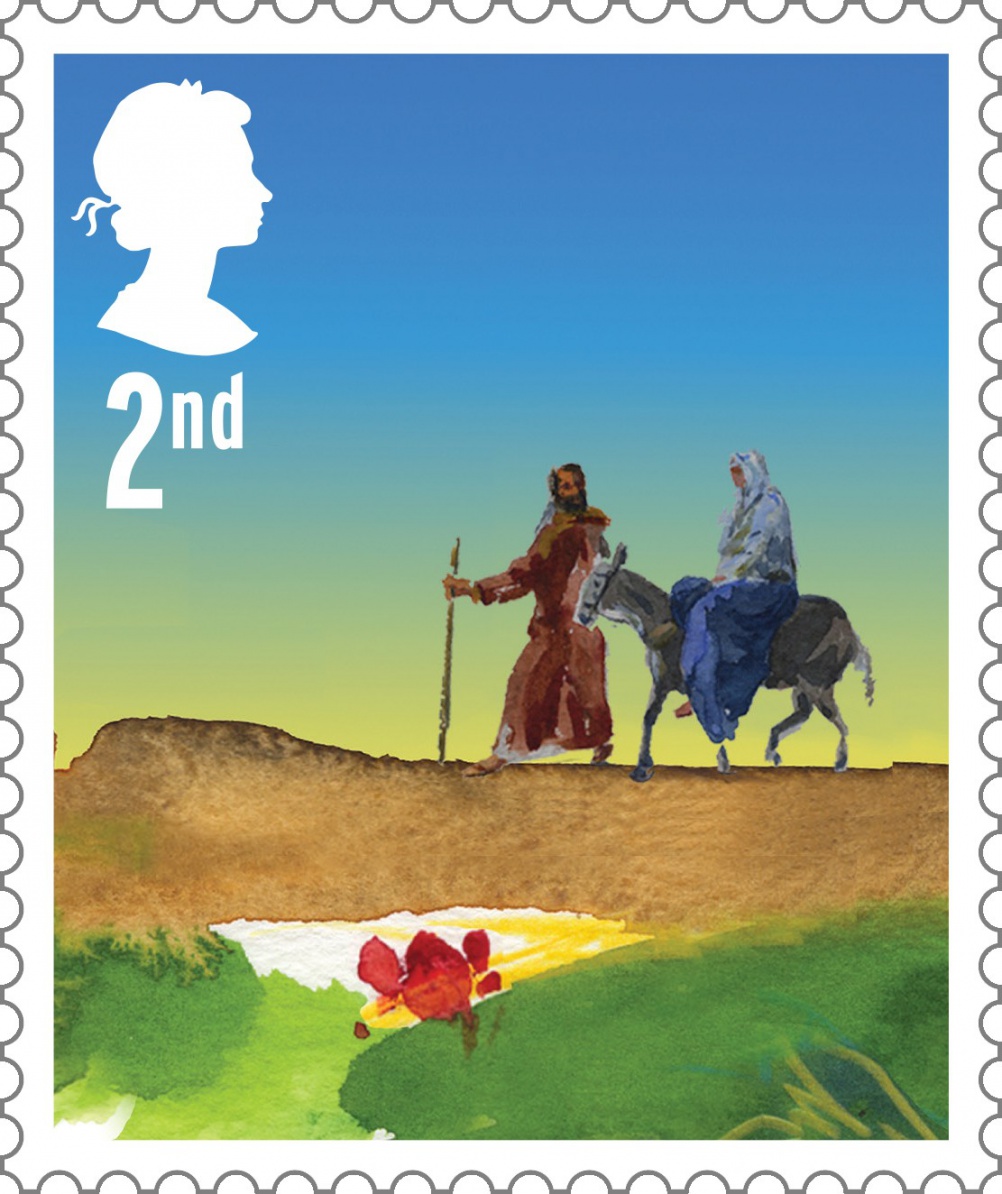 Mary and Joseph head to Bethlehem