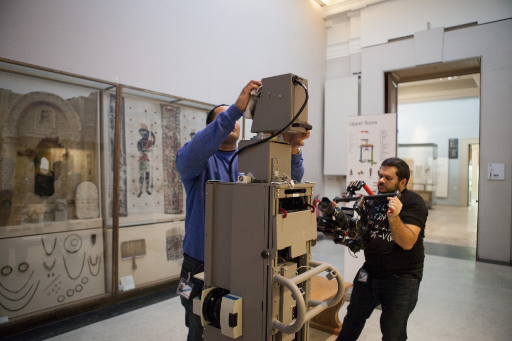 Shooting the museum for Google Street View