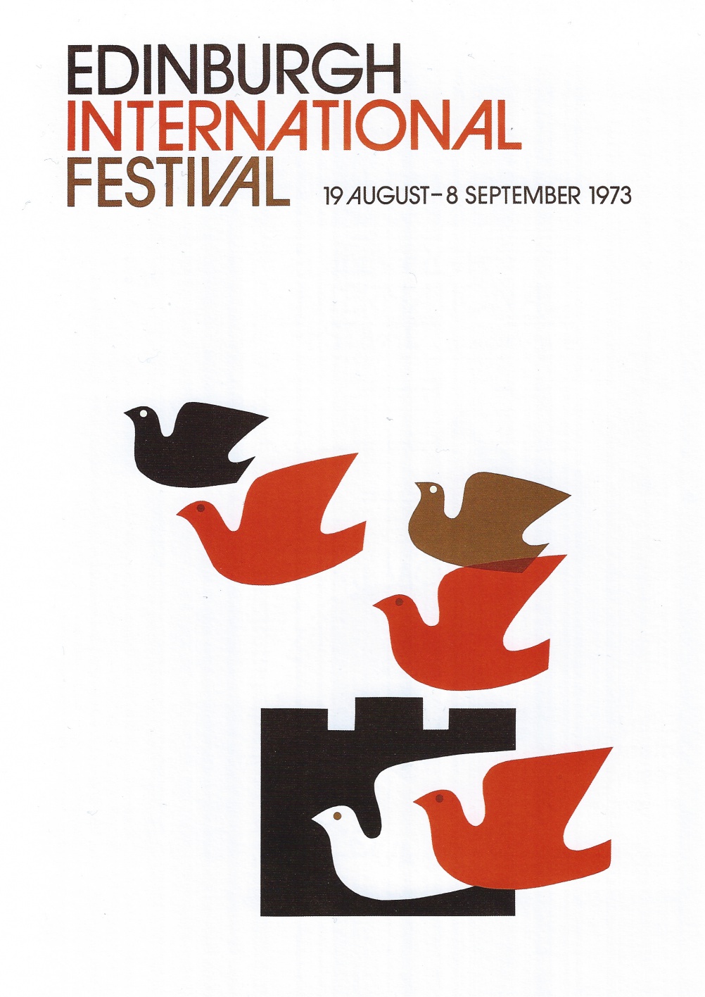 Edinburgh International Festival publicity material (1976-78) Designed by Hans and Pat Schleger (Hans Schleger Associates)