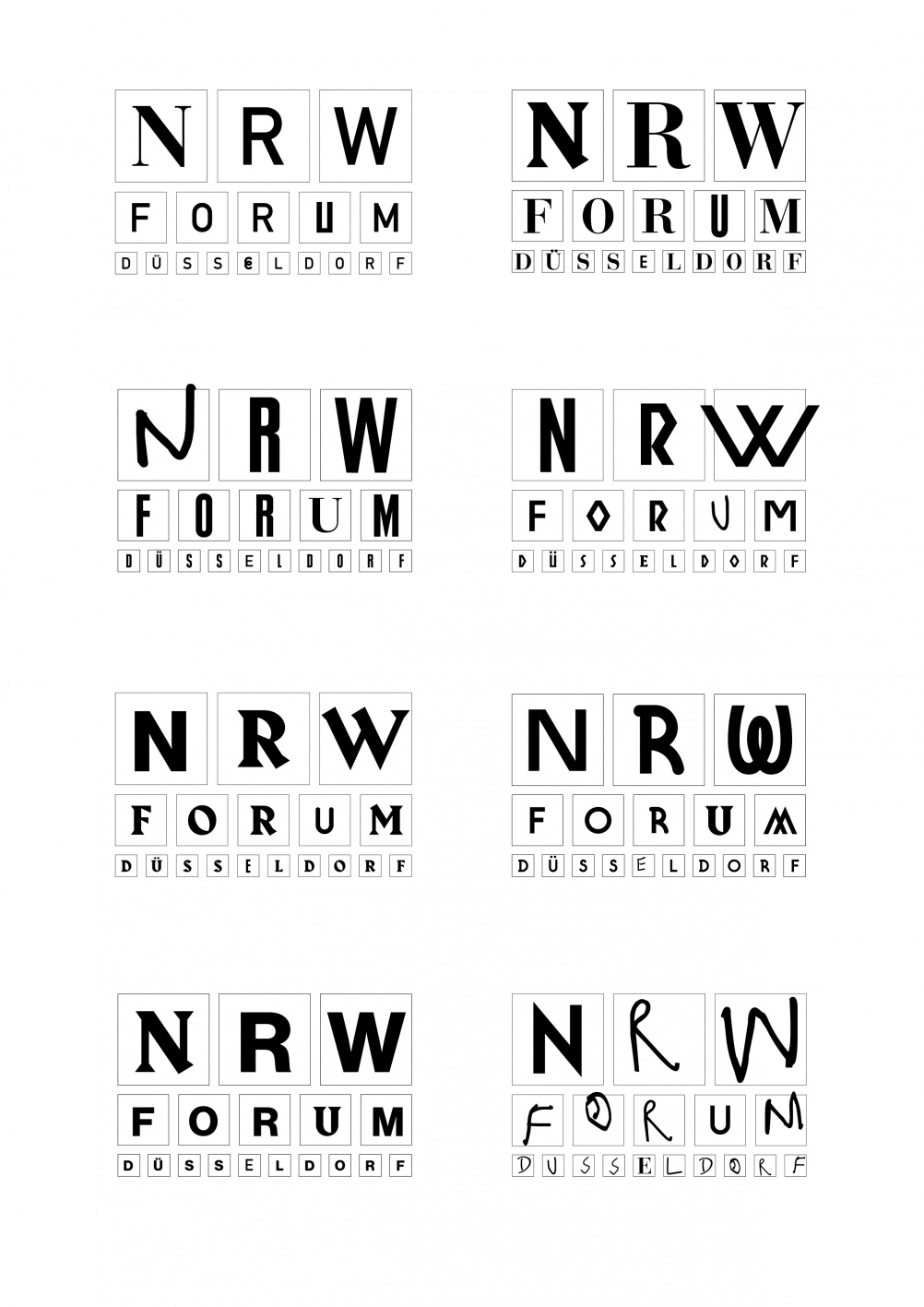 NRW-Forum Logos