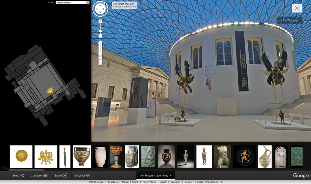 The British Museum on Google Street View