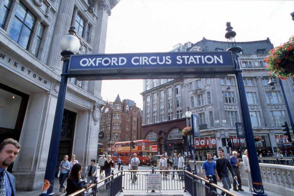 Oxford Circus now, 2001