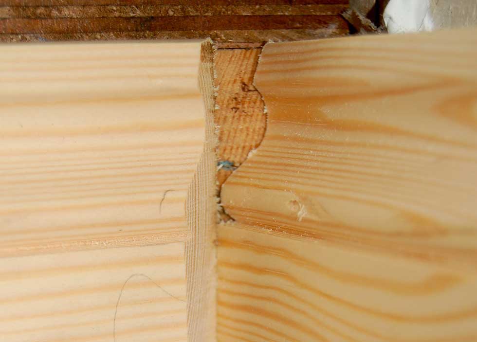 4. Cutting the skirting board for corners