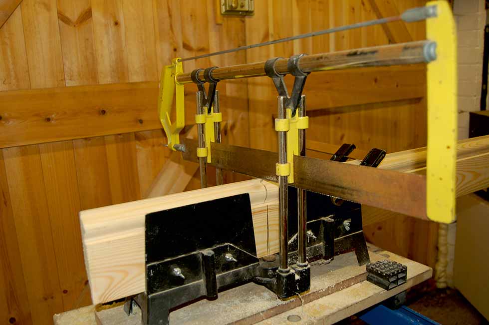 3. Use a mitre saw to cut skirting board