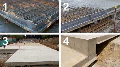 Abbey Pynford’s Housedeck is a hybrid foundation system that mixes the principles of piled and raft foundations, and also incorporates insulation and eliminates the need for a damp-proof course
