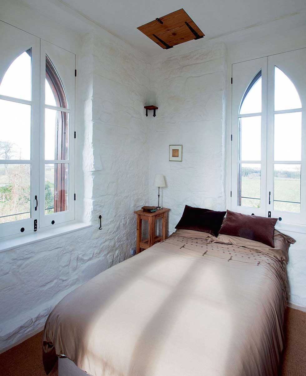 Top floor tower bedroom